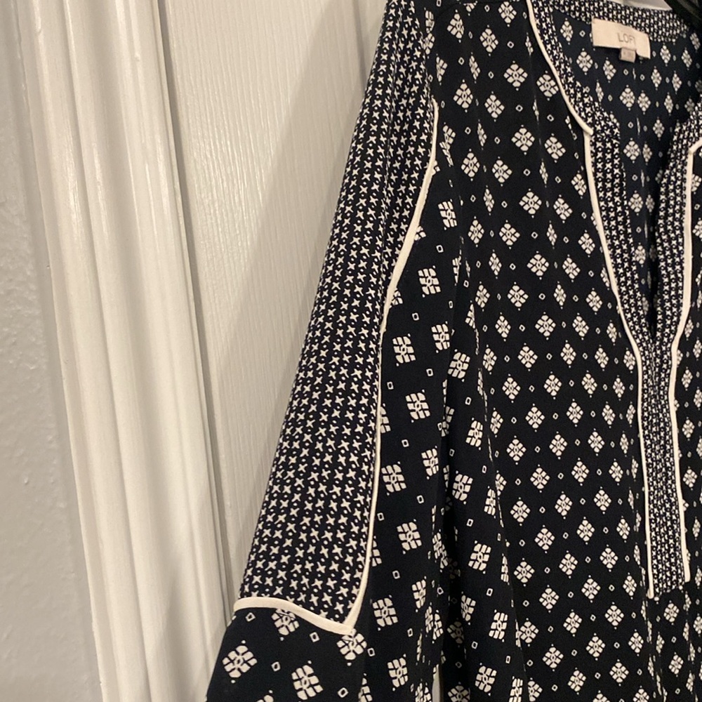 Loft Long sleeve blouse -M - Picture 4 of 9